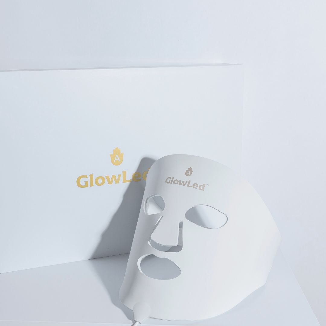 GLowLed ™ 2.0 LED Lichtherapie Gezichtsmasker  7 kleuren LED inclusief NIR