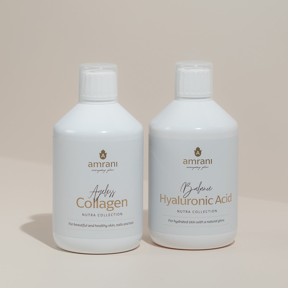 Iconic duo: Ageless Collagen + Balance Hyaluronic Acid