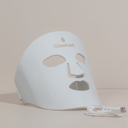 GLowLed ™ 2.0 LED Lichtherapie Gezichtsmasker  7 kleuren LED inclusief NIR