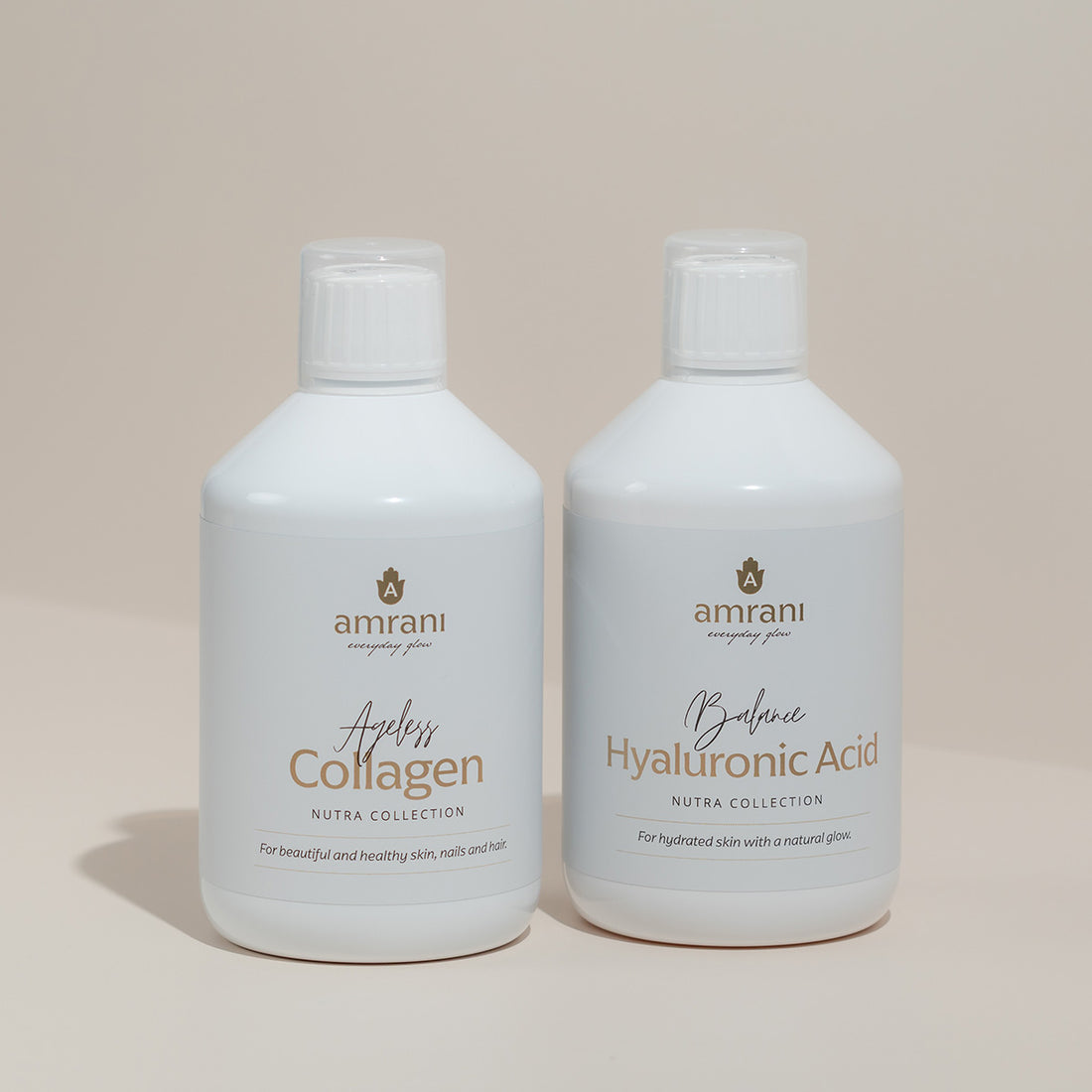Iconic duo: Ageless Collagen + Balance Hyaluronic Acid